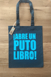 BOLSA DE ALGODON ABRE UN PUTO LIBRO