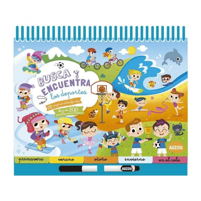 ESPIRAL. BUSCA Y ENCUENTRA LOS DEPORTES