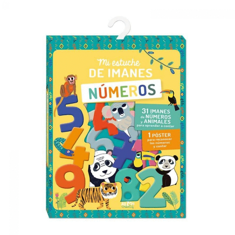 MI ESTUCHE DE IMANES. NUMEROS