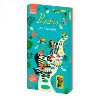 PARCHÍS EN LA SABANA. JUEGO DE MADERA