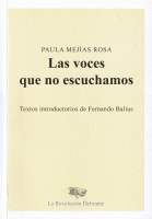 VOCES QUE NO ESCUCHAMOS