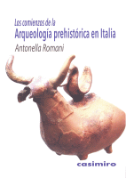 COMIENZOS DE ARQUEOLOGIA PREHISTORICA EN ITALIA