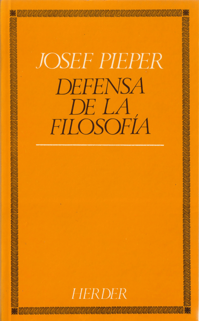 DEFENSA DE LA FILOSOFIA