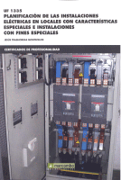 PLANIFICACION INSTALACIO.ELECTRI.LOCALES CARAC.ESPE.UF1335