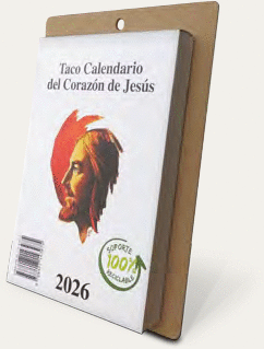 TACO CALENDARIO DEL CORAZÓN DE JESÚS GRANDE 2026