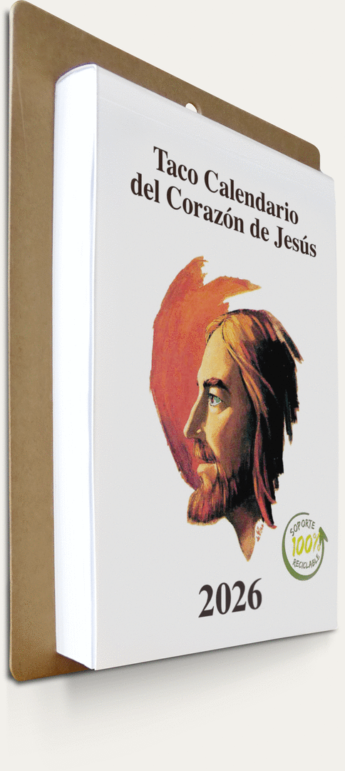 TACO CALENDARIO DEL CORAZÓN DE JESÚS GIGANTE 2026