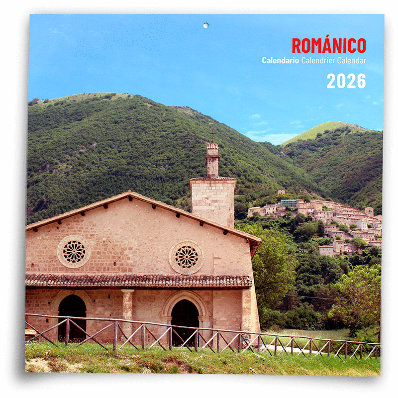 CALENDARIO PARED ROMÁNICO 2026
