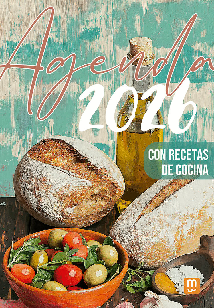 AGENDA CON RECETAS DE COCINA 2026