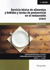 SERVICIO BASICO ALIMEN.BEBI.TAREAS POST.RESTAU.2/E UF0059