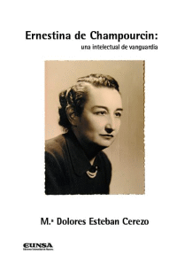 ERNESTINA DE CHAMPOURCIN UNA INTELECTUAL DE VANGUARDIA