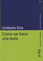 COMO SE HACE UNA TESIS