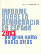 INFORME SOBRE LA DEMOCRACIA EN ESPAÑA 2013