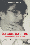 ULTIMOS ESCRITOS D'ERNEST LLUCH