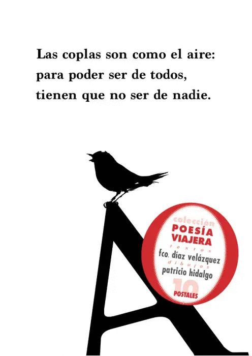 COPLAS DE NADIE SERIE DE DIEZ POSTALES