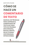 COMO SE HACE UN COMENTARIO DE TEXTO
