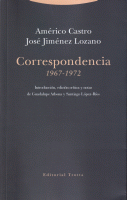 CORRESPONDENCIA (1967-1972) A.CASTRO/JIMENEZ LOZANO