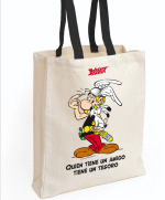 BOLSA ASTERIX QUIEN TIENE UN AMIGO TIENE UN TESORO