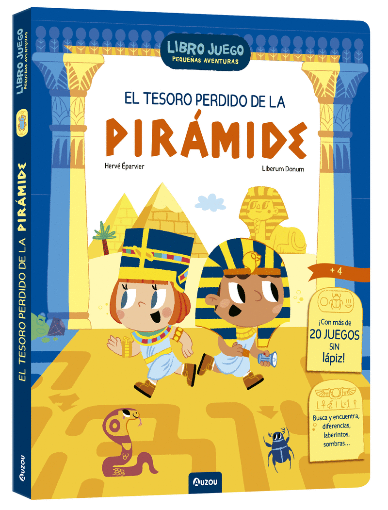 EL TESORO PERDIDO DE LA PIRAMIDE. LIBRO JUEGO