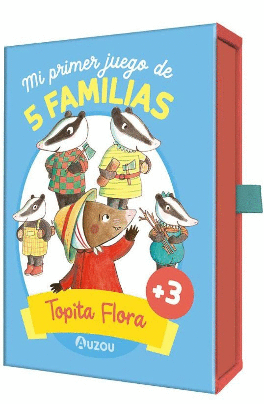 TOPITA FLORA. 5 FAMILIAS. JUEGO DE CARTAS
