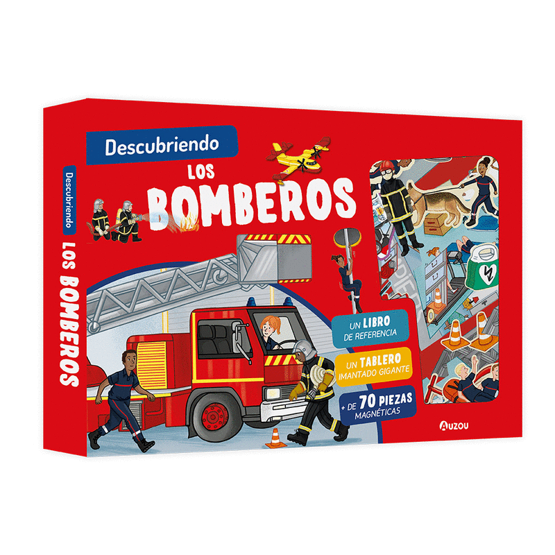 DESCUBRIENDO LOS BOMBEROS. TABLERO MAGNÉTICO
