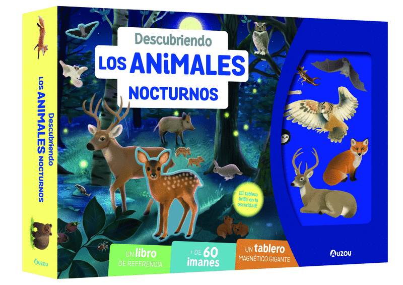 DESCUBRIENDO LOS ANIMALES NOCTURNOS. TABLERO MAGNETICO