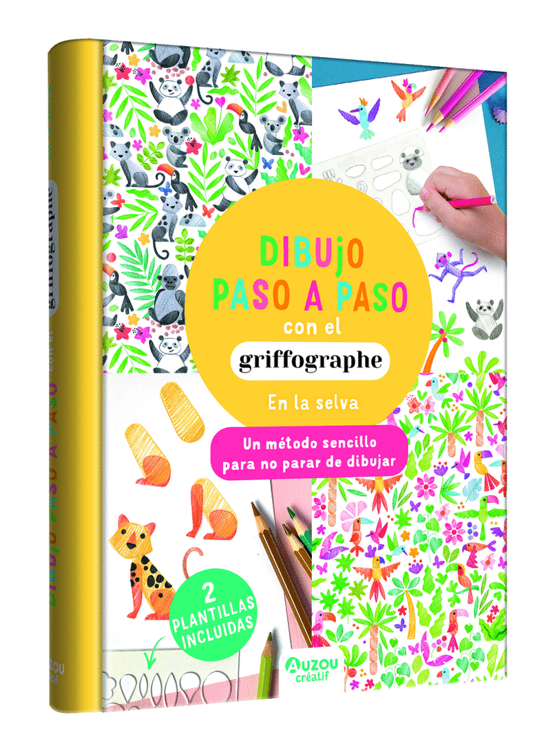 DIBUJO PASO A PASO CON EL GRIFFOGRAPHE. EN LA SELVA