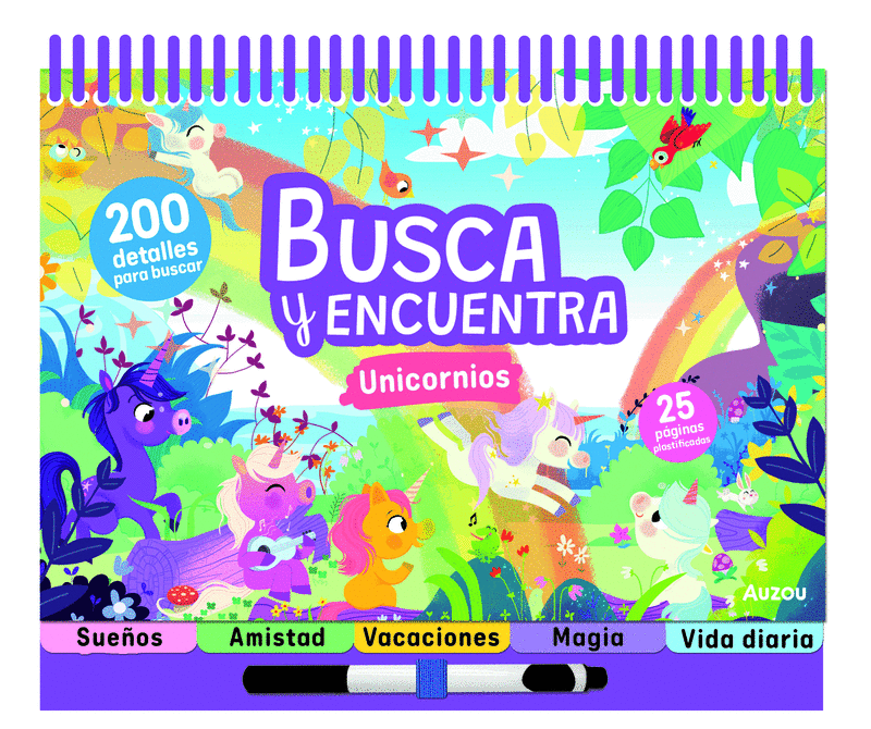 BUSCA Y ENCUENTRA UNICORNIOS ESPIRAL