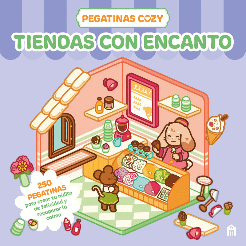 TIENDAS CON ENCANTO. PEGATINAS COZY