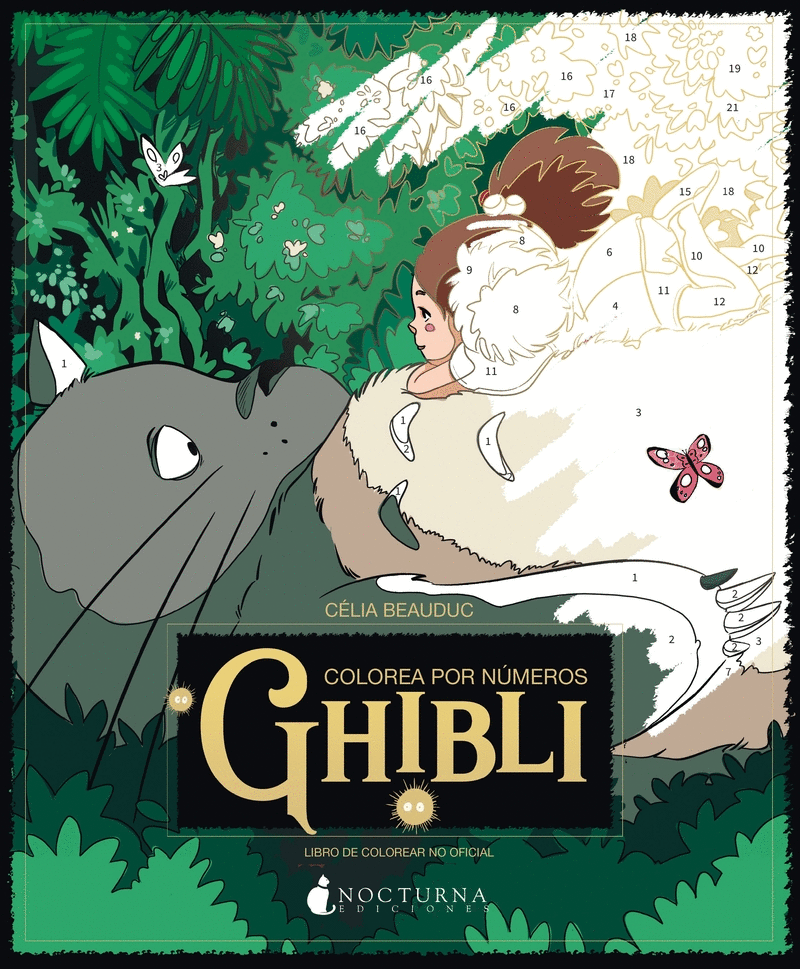 COLOREA POR NUMEROS: STUDIO GHIBLI