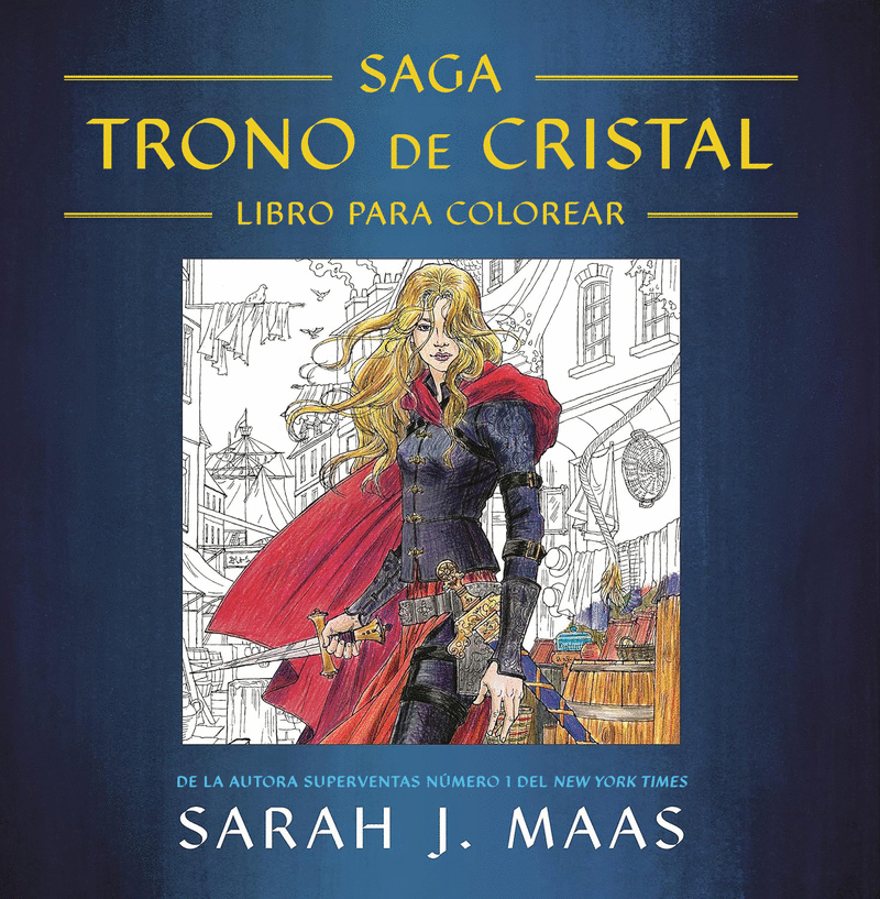 TRONO DE CRISTAL: LIBRO PARA COLOREAR